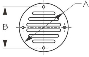 Sea Dog Marine - Stainless Steel Drain Cover 3-1/4" (331600-1) Sea Dog Marine - Stainless Steel Drain Cover 3-1/4" (331600-1)