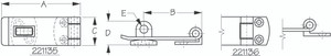 Sea Dog Marine - Stainless Steel Heavy Duty Hasp 3" (221135-1) Sea Dog Marine - Stainless Steel Heavy Duty Hasp 3" (221135-1)