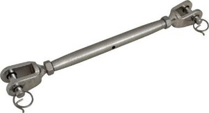 Sea Dog Marine - Stainless Steel Jaw/jaw Turnbuckle - 5/16" (185108) Sea Dog Marine - Stainless Steel Jaw/jaw Turnbuckle - 5/16" (185108)
