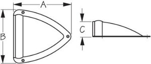 Sea Dog Marine - Stainless Steel Midget Vent Large (331375-1)