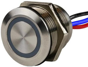 Sea Dog Marine - Stainless Steel Push On/off Switch F/led  5a (403063-1)