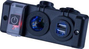 Sea Dog Marine - Usb And 12v Power Skt Panel (426506-1)