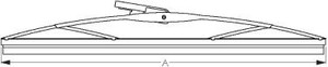Sea Dog Marine - Wiper Blade 14" Silver/stainless Steel (414214s-1) Sea Dog Marine - Wiper Blade 14" Silver/stainless Steel (414214s-1)