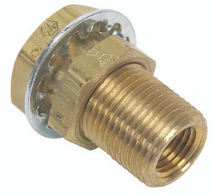 Sea Star Solutions - 1/4 Fnpt Brass Bulkhead Fitng (033435-10)