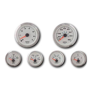 Sea Star Solutions - 6 Gauge Set, White Premier Pro (67654p)