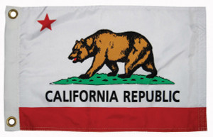 Taylormade - California  Flag 12x18  Nylon (93092)