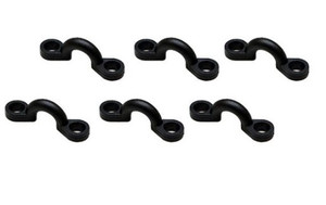 Taylormade - Eye Strap Black Nylon  (4/pack (11713)