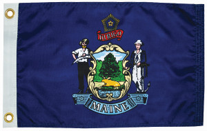 Taylormade - Maine  Flag 12x18 (93105)