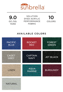 Taylormade - Pont Top Only Sunbrella 96"x56 (84000ag)