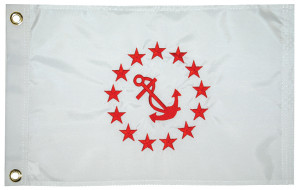 Taylormade - Rear Commodore Flag 12x18 (93078) Taylormade - Rear Commodore Flag 12x18 (93078)