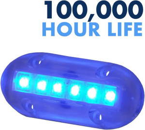 Th Marine - Blue-led Underwater Surf Mount Light (led-51867-dp) Th Marine - Blue-led Underwater Surf Mount Light (led-51867-dp)