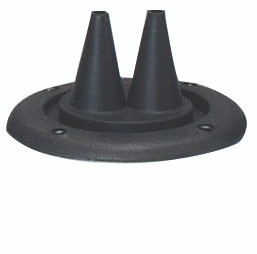 Uflex - 4" Cable Grommet & Seal Black - Uflex Usa (r3)