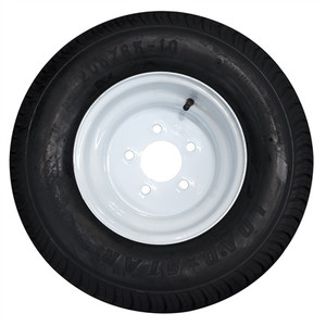 Americana Tire & Wheel - 205/65-10e/5h White - 3H480 Americana Tire & Wheel - 205/65-10e/5h White - 3H480