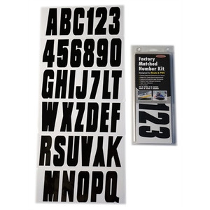 Hardline Products - Black Letter Kit - BLK350EC Hardline Products - Black Letter Kit - BLK350EC