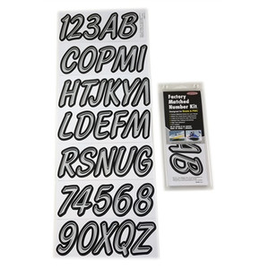 Hardline Products - Letter Kit Sil/blk - SIBKG400 Hardline Products - Letter Kit Sil/blk - SIBKG400