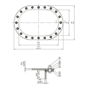 Icf - Bolt Kit Mb Hatch 15x23 - MB-BOLT-KT20