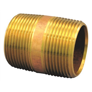 Midland Industries - 1xclose Brass Nipple - 40-100 Midland Industries - 1xclose Brass Nipple - 40-100