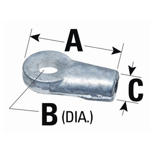 Seastar Solutions - Terminal Eye 4300 5/16" - 37639 Seastar Solutions - Terminal Eye 4300 5/16" - 37639