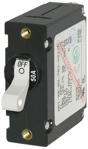 Blue Sea - Circuit Breaker Aa1toggle 50a Wht - 7230-BSS Blue Sea - Circuit Breaker Aa1toggle 50a Wht - 7230-BSS