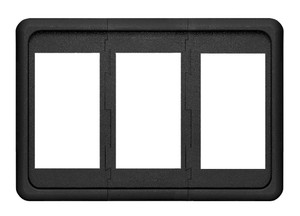 Blue Sea - Contura Mounting Panel 3pos - 8259-BSS