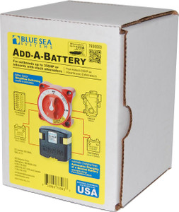 Blue Sea - Solenoid Add A Battery  - Boxed - 7650003-BSS Blue Sea - Solenoid Add A Battery  - Boxed - 7650003-BSS