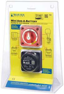 Blue Sea - Solenoid Add A Battery Mini - 7649-BSS Blue Sea - Solenoid Add A Battery Mini - 7649-BSS