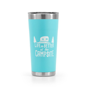 Camco - Libatc Tumbler Cool Blue 20 Oz - 53057 Camco - Libatc Tumbler Cool Blue 20 Oz - 53057