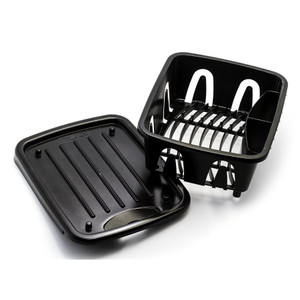 Camco - Mini Dish Drainer & Tray  Blk - 43512