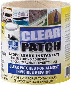Cofair Prod - Quick Roof Clear Patch-tape 4'x6' - QRCP46 Cofair Prod - Quick Roof Clear Patch-tape 4'x6' - QRCP46