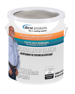 Dicor Corp - 1gal Epdm Rubber Roof Coa - RP-CRC-1