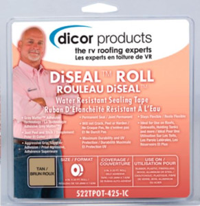 Dicor Corp - Roof Rep Tape-wh 4'x12.5' - 522TPO-4125-1C