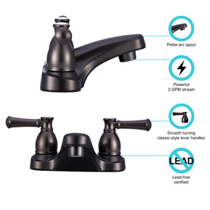Dura Faucet - Designer Rv Lavatory - DF-PL700L-VB