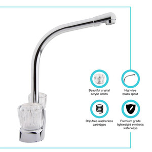 Dura Faucet - Hi-rise Rv Kitchen Faucet - DF-PK210A-CP
