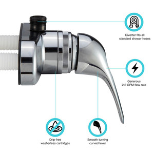 Dura Faucet - Single Lever Rv Shower - DF-SA150-CP Dura Faucet - Single Lever Rv Shower - DF-SA150-CP