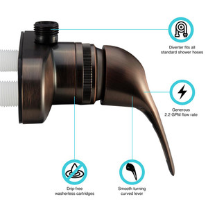 Dura Faucet - Single Lever Rv Shower - DF-SA150-ORB Dura Faucet - Single Lever Rv Shower - DF-SA150-ORB