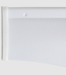 Icon - End Cap Fender Skirt Split White - 14516