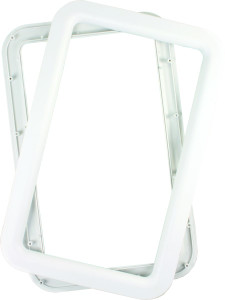Jr Products - Door Window Frame White - 11011 Jr Products - Door Window Frame White - 11011