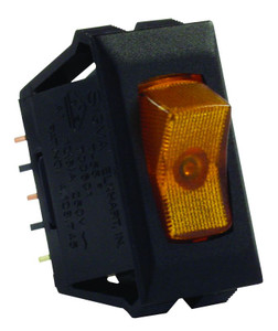 Jr Products - Ill 12v On/off Sw  Amb/bk - 12555