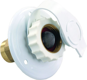 Jr Products - Water Flange  White Metal - 62155