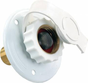 Jr Products - Water Flange  White Metal - 62165