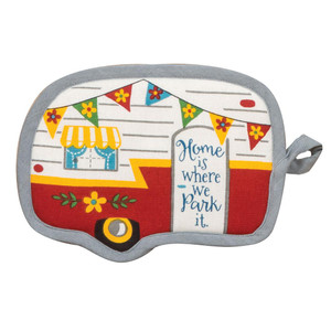 Kay Dee Desi - Happy Camper Shaped Potholder - R4252