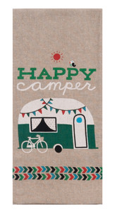Kay Dee Desi - Happy Camper Tea Towel - R3019