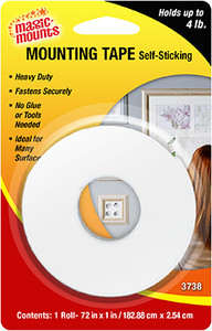 Magic Mounts - 1' X 72' Hd Mounting Tape - 3738