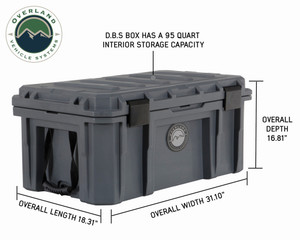 Overland Vcl - D.b.s.  - Dark Grey 95 Qt Dry Box - 40100011