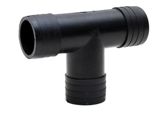 T-h Marine - 1 1/8' Id - 3 Way Tee Fitting - TEE-118-DP T-h Marine - 1 1/8' Id - 3 Way Tee Fitting - TEE-118-DP