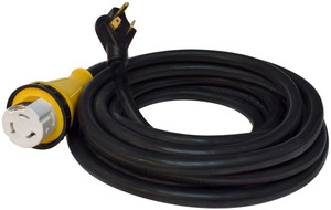 Valterra - 30am-50af 25' Detach  Black  Bulk - A10-3050EDBK