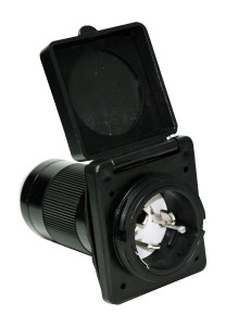 Valterra - 50a Inlet  Black  Carded - A10-50INBKVP