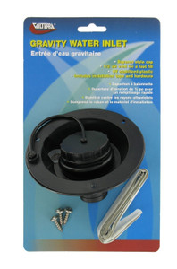 Valterra - Gravity Water Inlet Black - A01-2003BKVP Valterra - Gravity Water Inlet Black - A01-2003BKVP