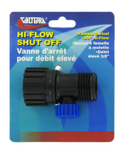 Valterra - Shut Off Vlv Hi Flow 1/cd - A01-0144VP