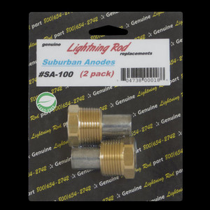 West Leisure - 2pk Suburban Zinc Anode - SA-100